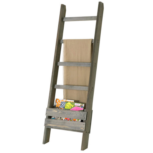 Gracie Oaks Solid Wood Blanket Ladder