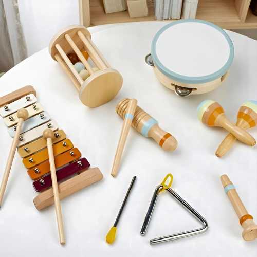 Wooden Music Instrument Set