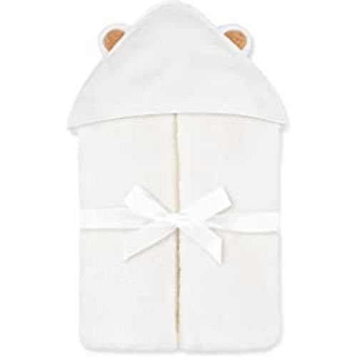Amazon.com: Natemia Baby Hooded Towel - Premium Ultra Soft Baby Bath Towel with Animal Design - Rayon from Bamboo Hooded Baby Towels for Newborn to Toddler - Made in Turkey - Perfect Baby Gifts - White Bear : Baby