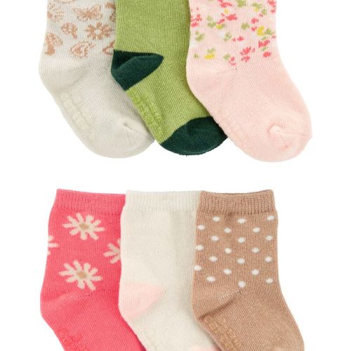 Multi Baby 6-Pack Crew Socks | Carter’s Oshkosh Canada