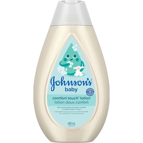 Johnson's Baby Newborn Face and Body Lotion, CottonTouch Cream, Hypoallergenic and Paraben-Free Moisturization for Baby's Sensitive Skin, Made with Real Cotton 800ml