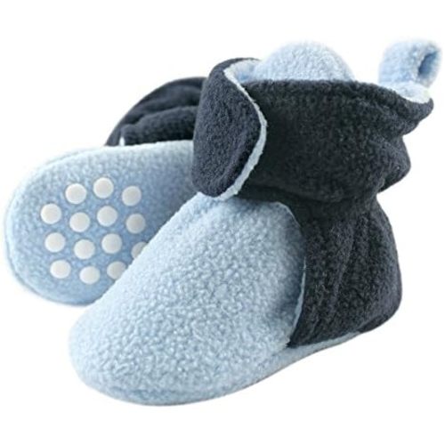 Luvable Friends Baby Girls' Cozy Fleece Booties