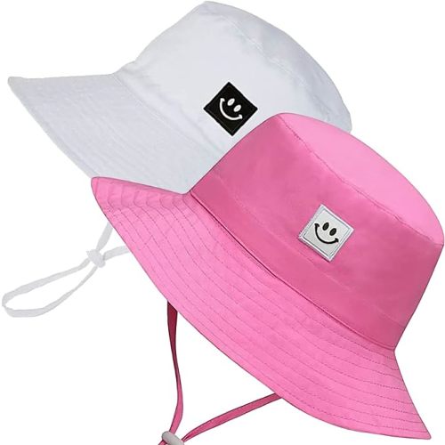 55cube Toddler Sun Hat Beach Bucket Hat for Girls Boys Toddlers