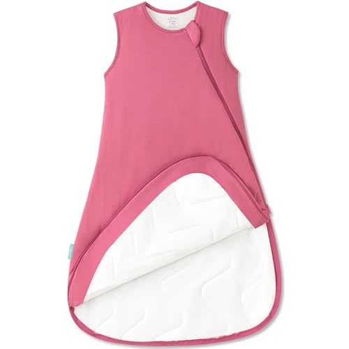 PurComfy Supersoft Sleep Sack 1.0 TOG, Premium Bamboo Viscose Baby Sleeping Bag 2-Way Zipper Sleep Sack Baby Wearable Blanket