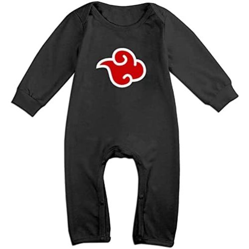 Funny Akatsuki Symbol Parody Baby Unisex Onesie Short Sleeve Bodysuit Romper Creeper