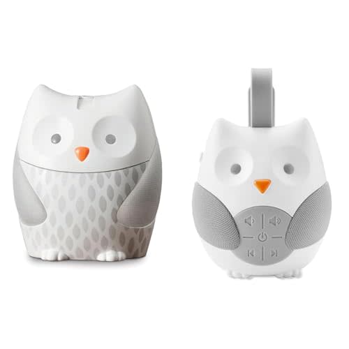 Skip Hop Baby Soother, Moonlight & Melodies, Owl & Portable Baby Soother, Stroll & Go, Owl