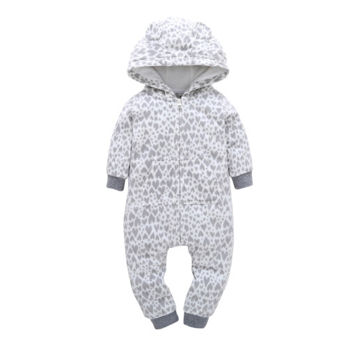Elainilye Fashion Newborn Girl Clothes Long-sleeved Jumpsuit Spring and Fall Crawling Clothes Bodysuit Jumpsuit, Sizes 6-24 Months