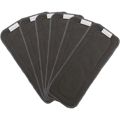ALVABABY Reusable 5 Layers 6 Pack Inserts for Baby Cloth Diaper and Cloth Diapers Covers 6ZTN