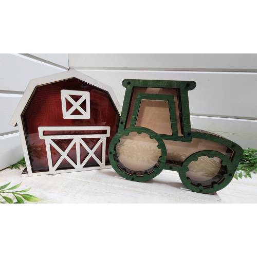Red Barn Piggy Bank