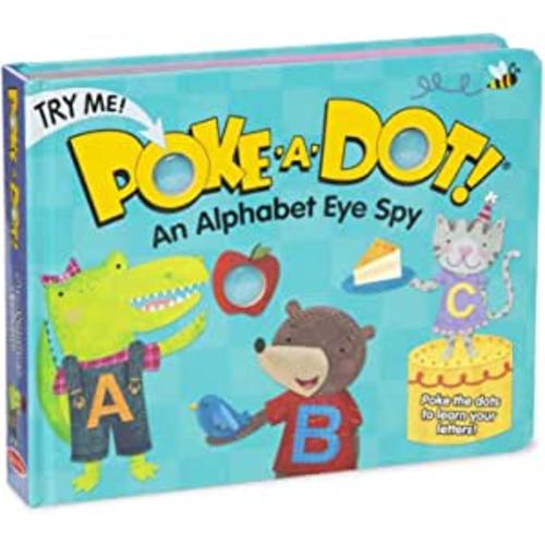 Amazon.com: Melissa & Doug Children's Book - Poke-a-Dot: An Alphabet Eye Spy (Board Book with Buttons to Pop) - Alphabet Pop It Book, Push Pop Book For Toddlers And Kids Ages 3+ : Innovative Kids: Toys & Games