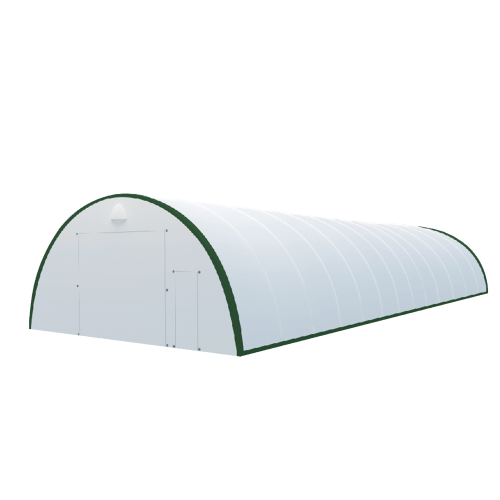 Gold Mountain Single Truss Arch Storage Shelter W30'xL85'xH15'