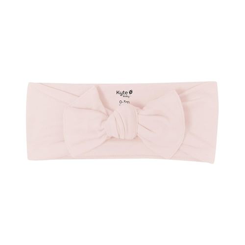 KYTE BABY Rayon Made From Bamboo Bow, (0-3 Months, Blush)