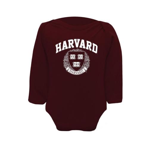 Harvard Infant Long Sleeve Onesie