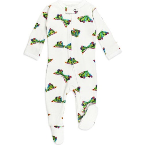 x The Very Hungry Caterpillar Fitted One-Piece Organic Cotton Footie Pajamas