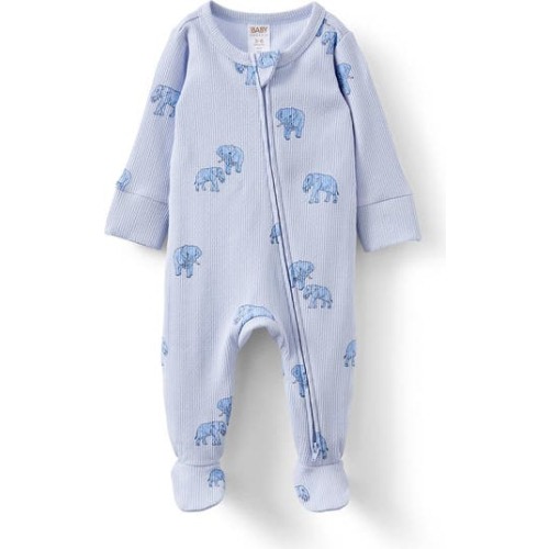 Organic Pointelle Zip All In One Romper, Newborn