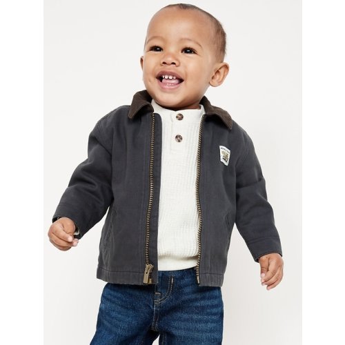 Full-Zip Twill Barn Coat for Baby | Old Navy