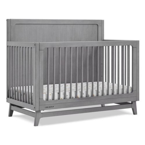 Delta Children Spencer 6-in-1 Convertible Crib - Greenguard Gold Certified - grey