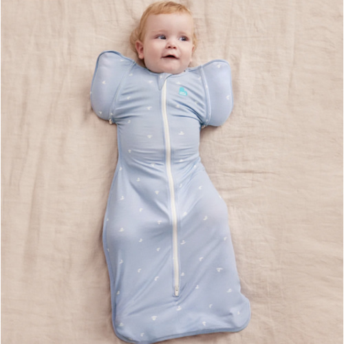 Swaddle Up™ Transition Bag 1.0 TOG Viscose from Bamboo Mist Blue Boats