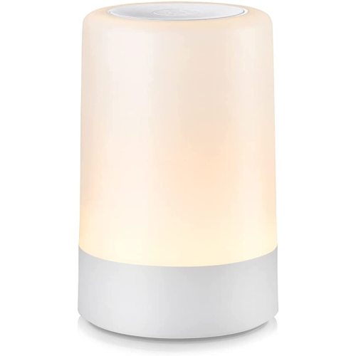 G Keni Nursery Night Light for Baby, Portable LED Touch Night Lamp for Kids and Adult, Breastfeeding, Sleep Aid, USB Rechargeable Nursing Lamp, Bedside Dimmable Warm Night Light, Soft Eye Caring - 1 Pack