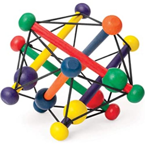 Manhattan Toy Skwish Classic Rattle and Teether Grasping Activity Toy