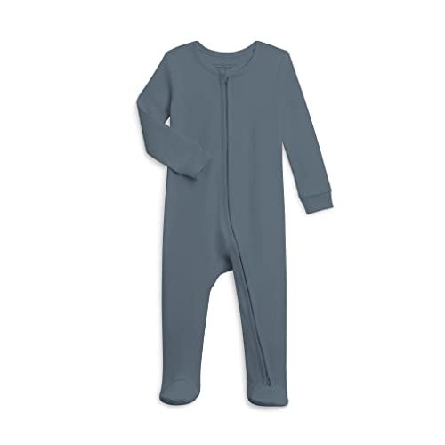 Colored Organics Baby Organic Cotton Peyton Zip Up Footed Sleeper