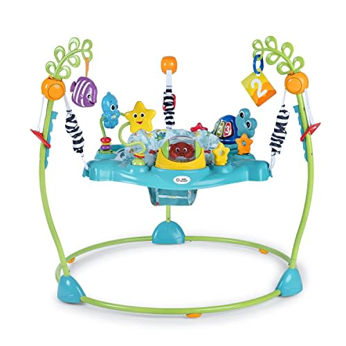 Baby Einstein Ocean Explorers Curiosity Cove 2-in-1 Educational Activity Jumper and Floor Toy, Max weight 25 lbs., Ages 6 Months+, Unisex