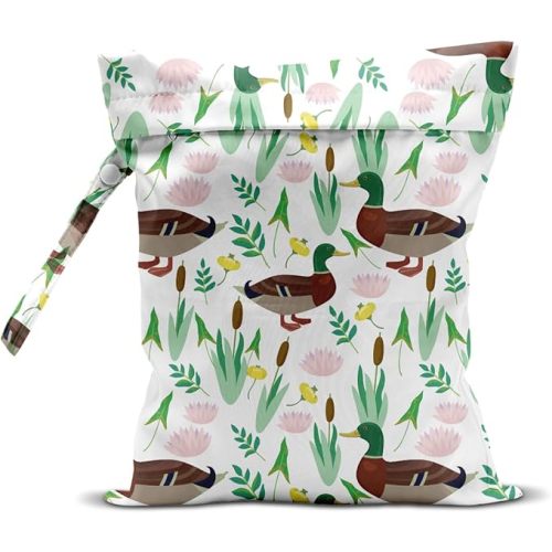 Beach Essentials, Wet Bag for Swimsuit Dirty Clothes Yoga Gym Diaper, Wet Dry Bag, Beach Vacation Essential for Travel Poor Bathing Summer Duck Gifts for Duck Lovers