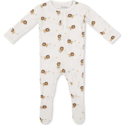 Zippered Footie, Lion - Bamboo Little | Maisonette