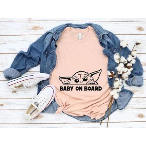Baby Yoda Maternity Shirt