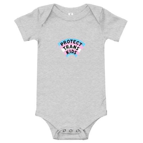 PROTECT TRANS KIDS Baby Onesie