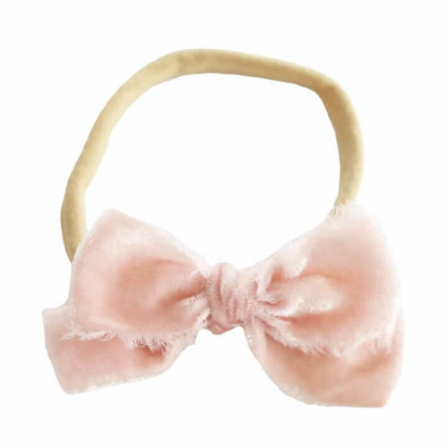 Tiny Velvet Bow Headband