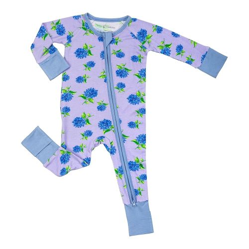 LollyBanks Baby Pajamas, 2-Way Zipper Romper, 95% Viscose Made from Bamboo and 5% Spandex, Baby Sleepers