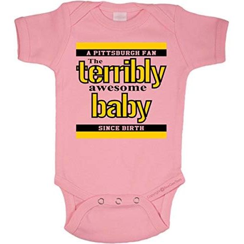 Pittsburgh Terribly Awesome Baby Funny Parody One Piece