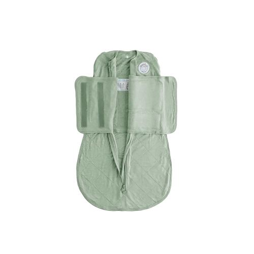 Dreamland Baby Bamboo Viscose Swaddle Blanket (0-6 Months). 1.0 TOG Ultra Soft Swaddle Blanket w/Built in Band. 97% Viscose, 3% Spandex (Sage). Mom-Owned US Business, Premium Materials