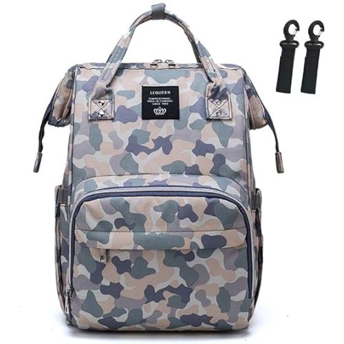 Starte Camo Diaper Bag Backpack, Large Multifunction Waterproof Travel Backpacks for Mom/Dad with Insulated Pockets&Stroller Straps,Durable Maternity Baby Nappy Bags