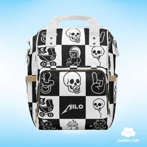 Personalized Rock Music Diaper Backpack | Rock Music Nursery | Music Theme Nursery | Rock Music Diaper Bag | Baby Diaper Bag |Gender Neutral