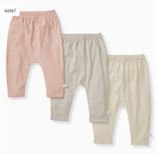 Solid Organic Cotton Baby Pants 3 Pack - Pink Sand – Burt's Bees Baby