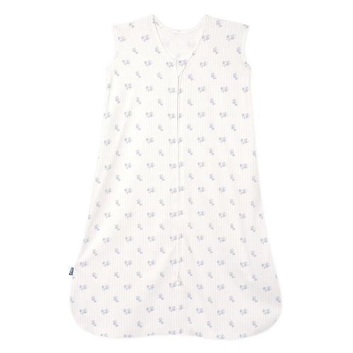 HALO, SleepSack - Manta de vestir tipo saco de dormir de 100% algodón, transición de manta de arrope, TOG 0.5, rayas florales vintage, talla S, 0-6 meses
