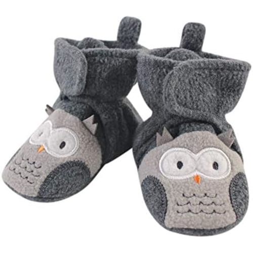 Hudson Baby Unisex-Child Cozy Fleece Booties Winter Accessory Set