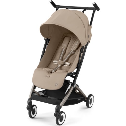 CYBEX Libelle 2 Ultracompact Lightweight Travel Stroller, Almond Beige