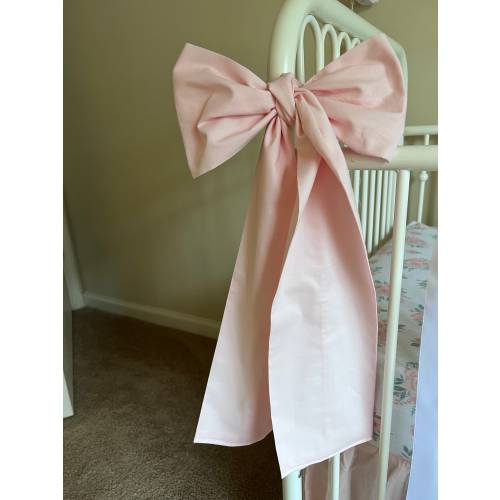 Nursery Crib Bows for Baby, Crib Sashes, Crib Bedding Decor, Nursery Decor, Baby Shower Gift, Baby Girl Nursery Bow, Curtain Tie Back, Photo