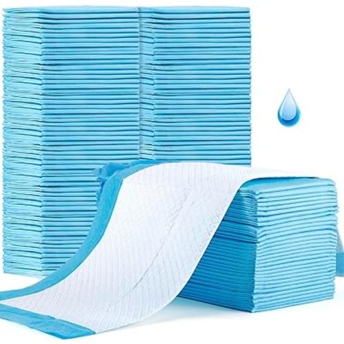 100 Pack Disposable Changing Pad, Leak Proof Baby Disposable Underpads, Waterproof Diaper Changing Pads, High Absorbent Breathable Incontinence Pad for Child Baby Adult Pets, 13X17inch