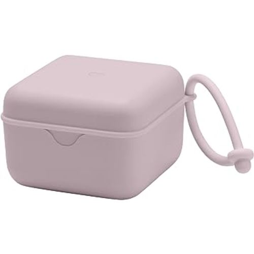 BIBS Pacifier Box, Dusky Lilac