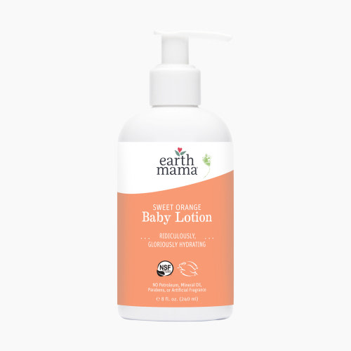 Earth Mama Baby Lotion - Sweet Orange, 8 fl oz