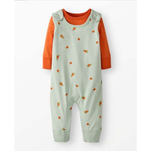 Baby Long Sleeve T-Shirt & Overalls Set | Hanna Andersson