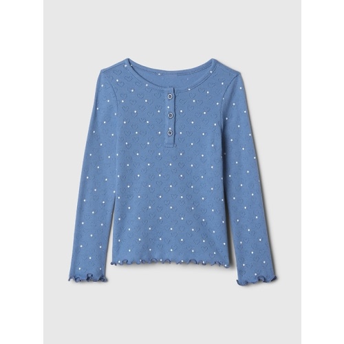 Baby & Toddler Pointelle Henley Shirt