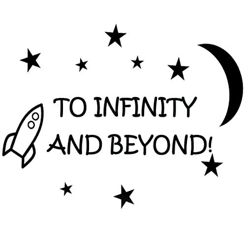 to Infinity and Beyond! Vinyl Wall Decals Quotes Kids Room Wall Quote Nursery Wall Decals Boys Room