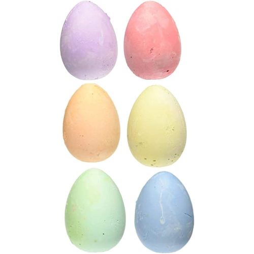 Sidewalk Chalk Egg Shaped 6 Piece Set