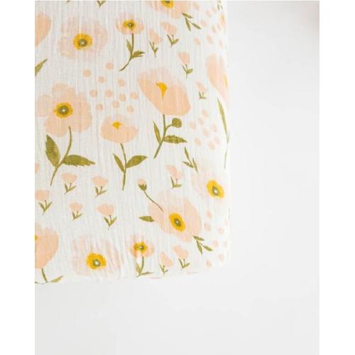 Blush Bloom Crib Sheet – Clementine Kids