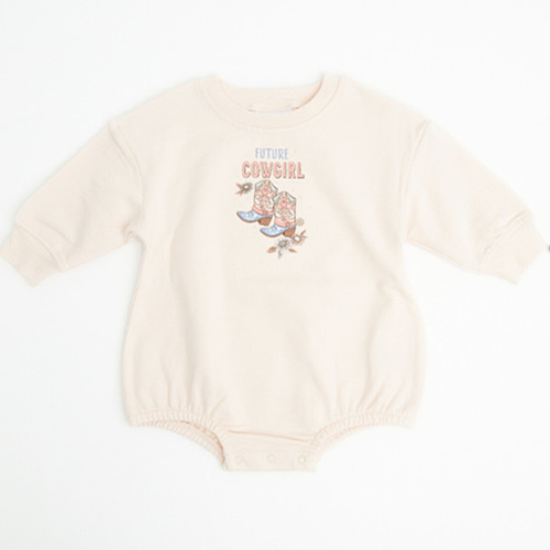 Angel Dear Infant Girls' Future Cowgirl Long Sleeve Snap Onesie | Boot Barn